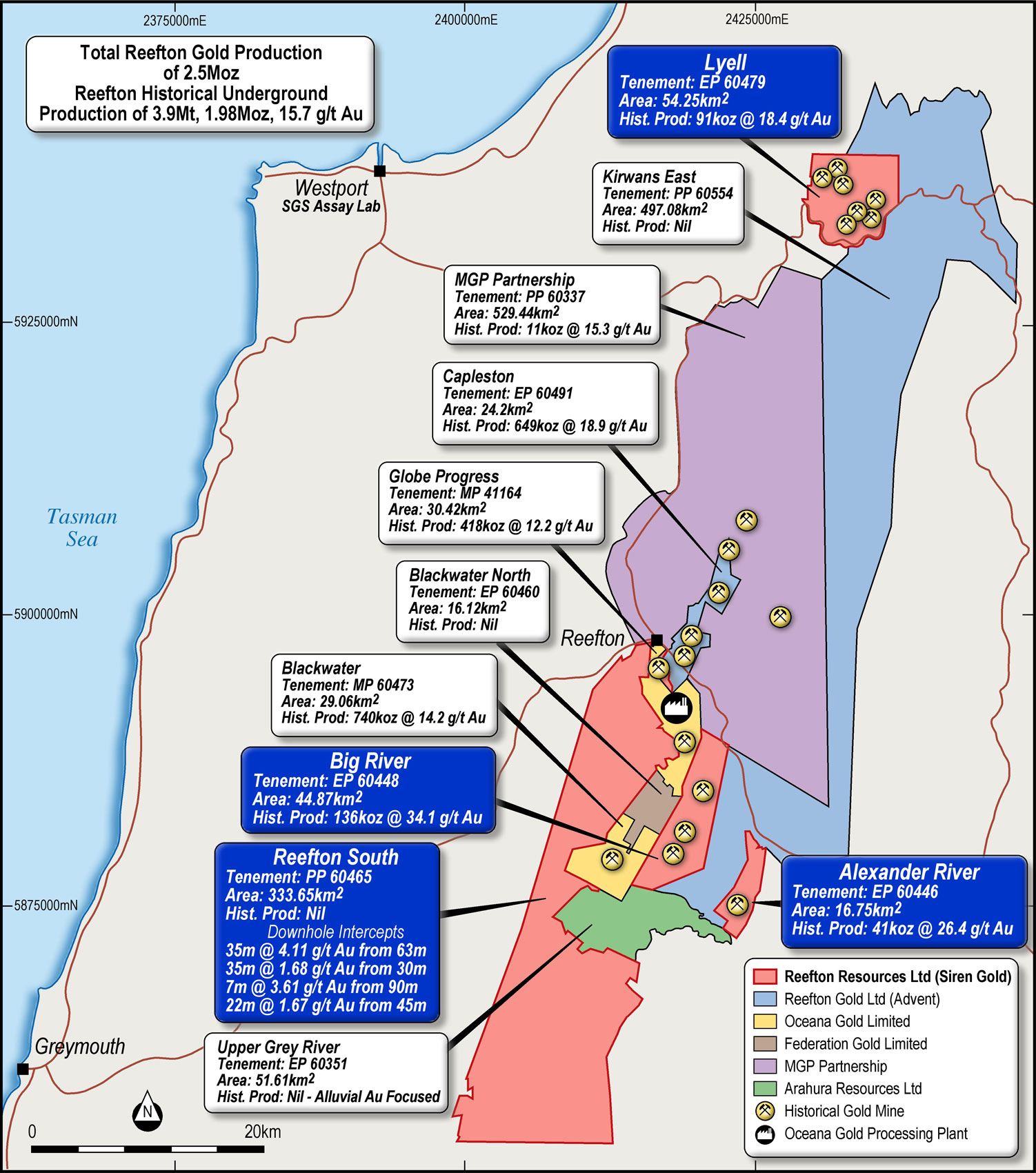 New Gold Blackwater Project Location Map Our Projects | Siren Gold